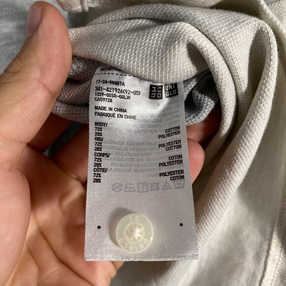 Engineered Garments x Uniqlo Two-Tone Polo Shirt Size M - Picture 4 of 7